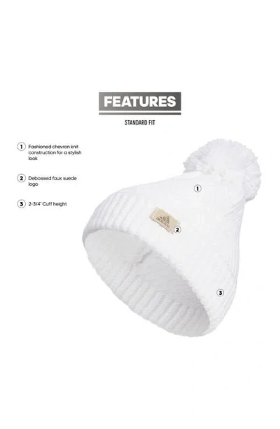 Adidas Originals Adidas Twilight Pompom Beanie In White