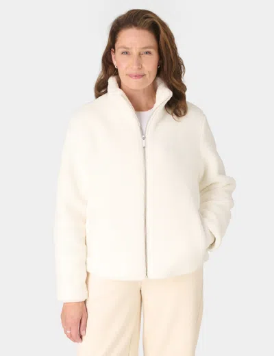 Sweaty Betty Women's Navigate Sherpa Zip Up Jacket In Neutral
