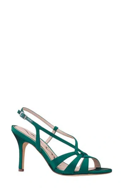 Nina Valley Slingback Sandal In Green