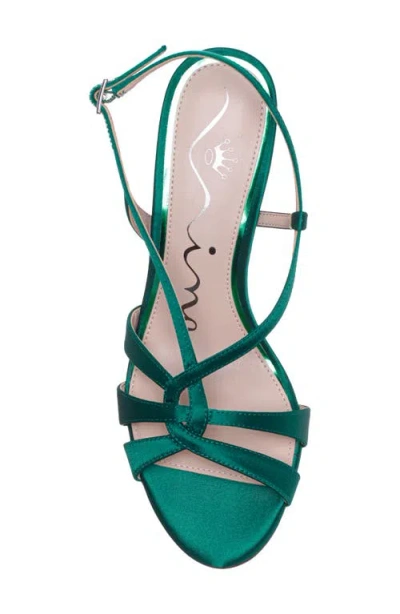 Nina Valley Slingback Sandal In Green