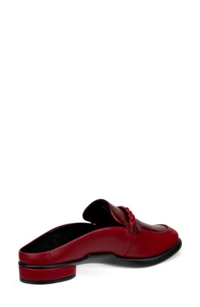 Ecco Sculpted Lx Loafer Mule In Burgundy
