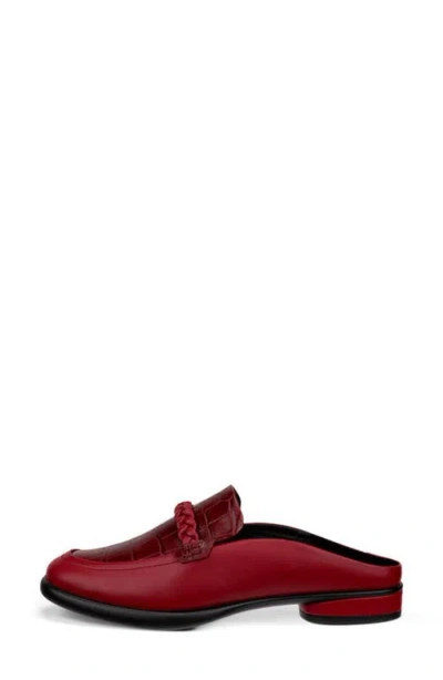 Ecco Sculpted Lx Loafer Mule In Burgundy