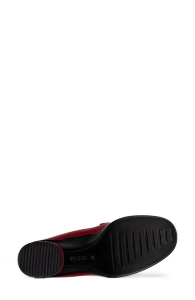 Ecco Sculpted Lx Loafer Mule In Burgundy