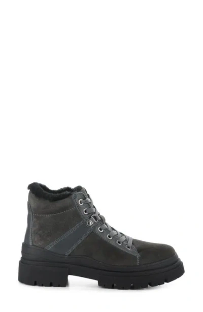 Bos. & Co. River Waterproof Platform Ankle Boot In Black