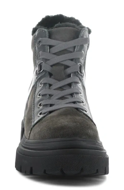 Bos. & Co. River Waterproof Platform Ankle Boot In Black