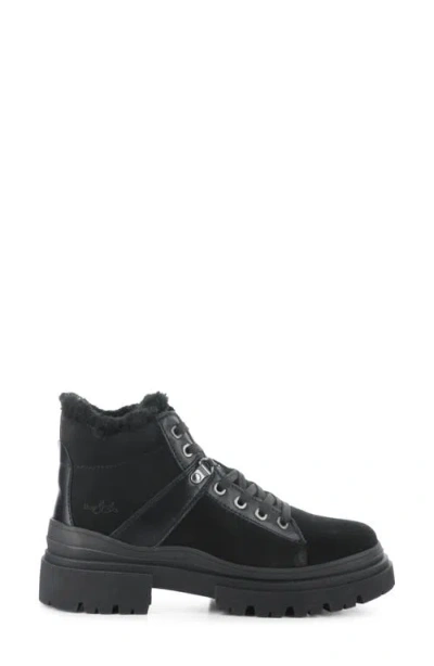 Bos. & Co. River Waterproof Platform Ankle Boot In Black