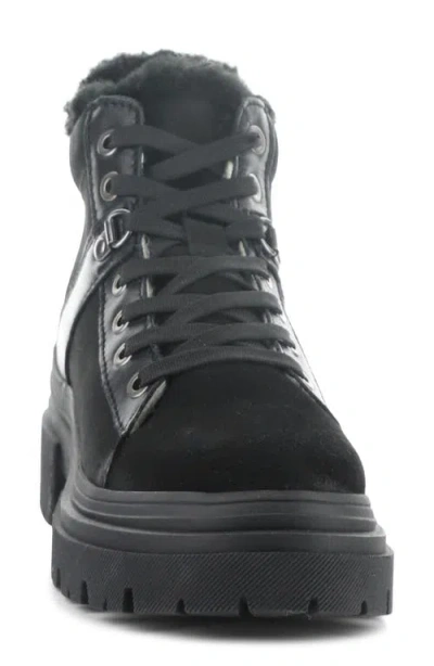 Bos. & Co. River Waterproof Platform Ankle Boot In Black
