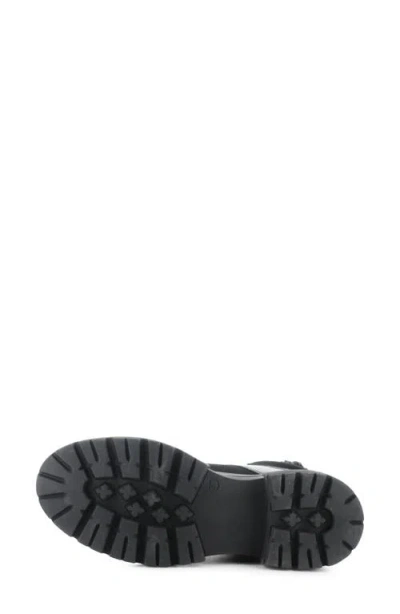 Bos. & Co. River Waterproof Platform Ankle Boot In Black