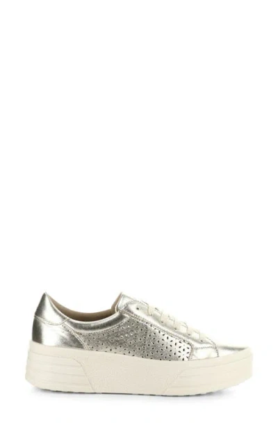 Bos. & Co. Lotta Platform Sneaker In Silver