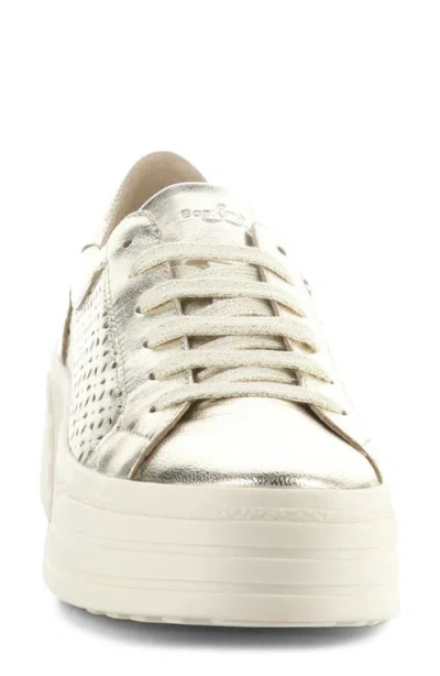 Bos. & Co. Lotta Platform Sneaker In Silver