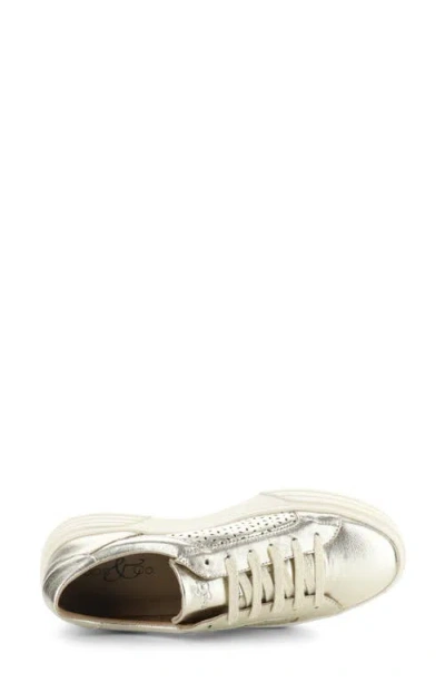 Bos. & Co. Lotta Platform Sneaker In Silver