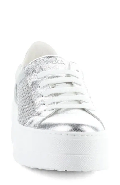 Bos. & Co. Marlo Platform Sneaker In Silver