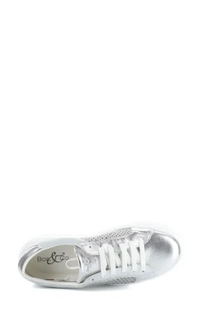 Bos. & Co. Marlo Platform Sneaker In Silver