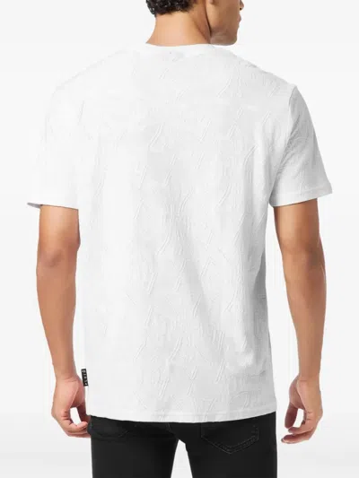 Philipp Plein Lightweight Short Sleeve Crew Neck T-shirt In White