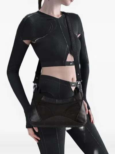 Nike X Knwls Razr Textured Shoulder Bag In Black