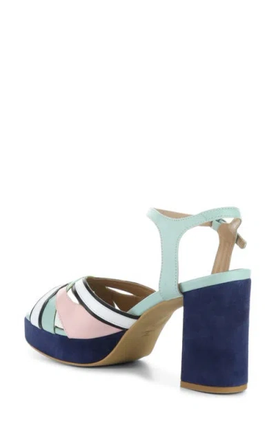 Fly London Ezui Ankle Strap Platform Sandal In Green