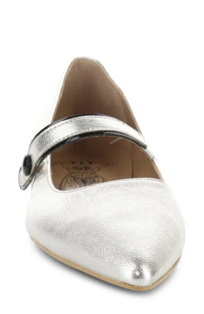 Fly London Suln Pointed Toe Flat In Brown