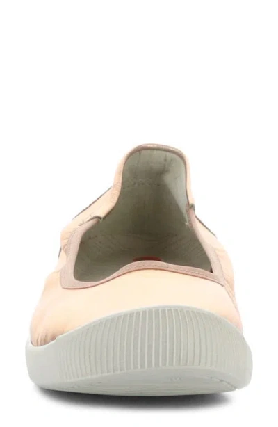 Softinos By Fly London Ilme Ballet Flat In Gold