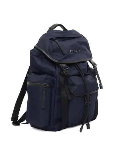 Premiata Booker Drawstring Backpack In Blue