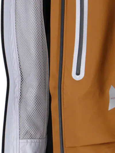 And Wander Pertex Shield Jacket In Brown