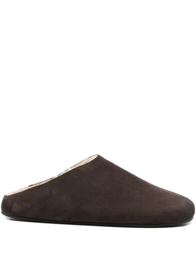 The Row Hudson Mules In Brown