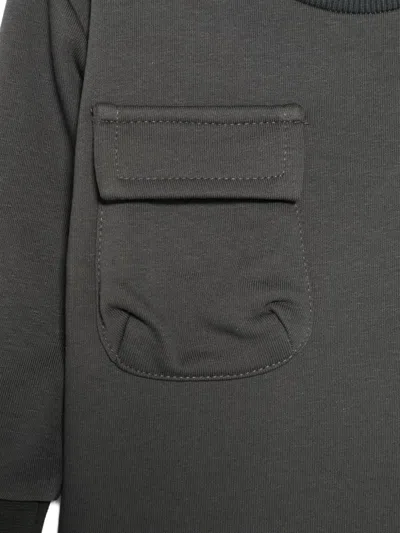 Miss Grant Flap-pockets Top In Gray