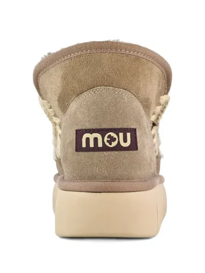 Mou Grey Eskimo Bounce Sneaker In Brown