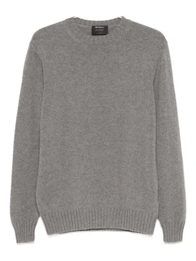 Dell'oglio Ribbed Sweater In Gray