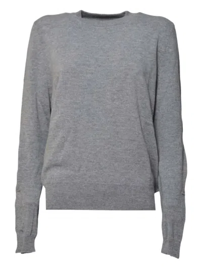Solotre Crew-neck Sweater In Gray