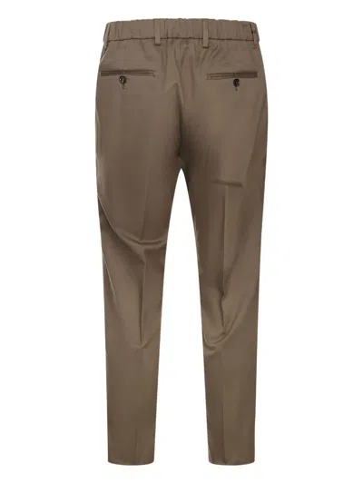 Be Able Pleats-design Trousers In Brown