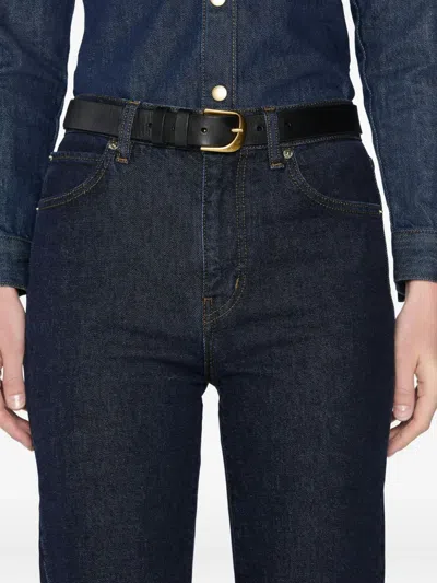 Frame Ruler Button-fastening Jeans In Blue