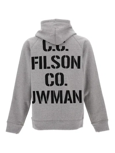 Junya Watanabe Drawstring Hooded Jacket In Gray