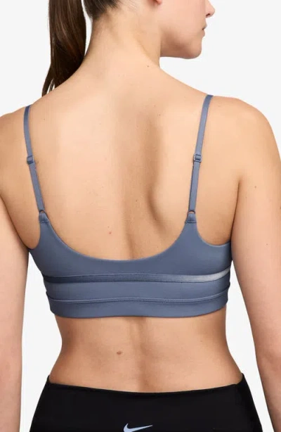 Nike One Light Support Padded Sports Bra In Purple