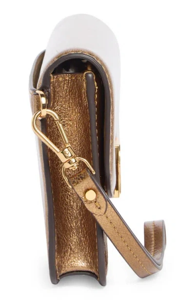 Kate Spade New York Dakota Crinkle Metallic Wallet In Gold