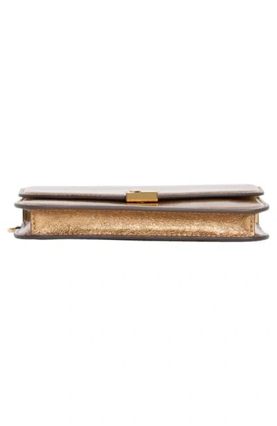 Kate Spade New York Dakota Crinkle Metallic Wallet In Gold