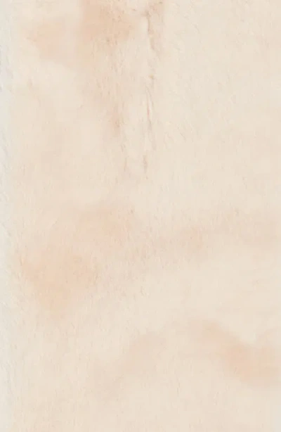 Bcbg Faux Fur Pull-through Scarf In Neutral