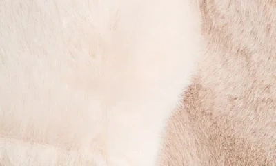 Bcbg Faux Fur Pull-through Scarf In Neutral