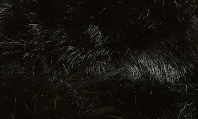 Tasha Après Ski Faux Fur Bucket Hat In Black