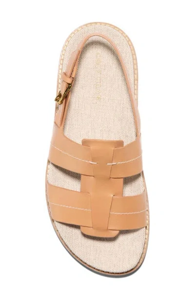 Cole Haan Marlee Slingback Fisherman Sandal In Brown