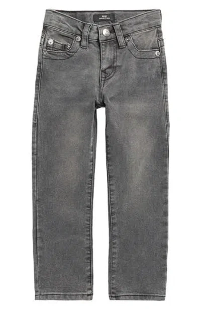 True Religion Kids' Studded Pocket Denim Jeans In Gray