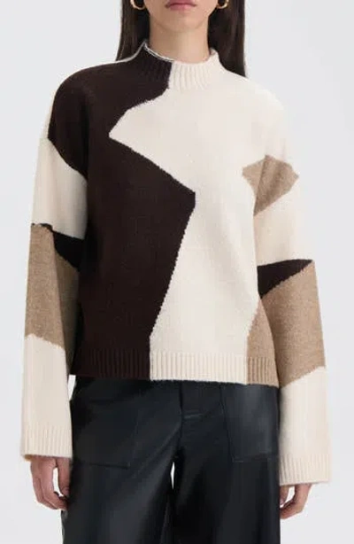 Nvlt Geo Pattern Sweater In Multi