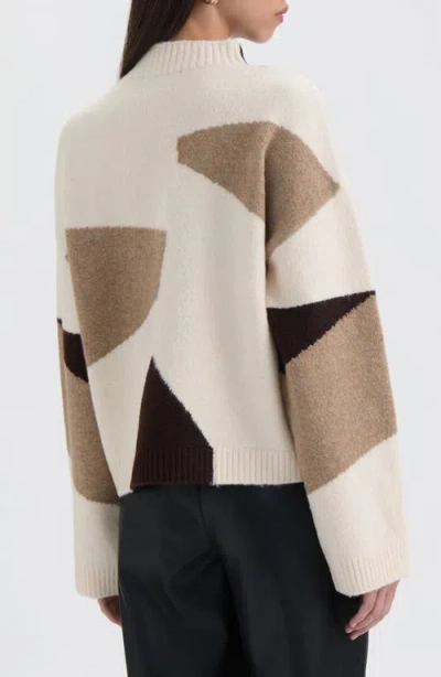 Nvlt Geo Pattern Sweater In Multi