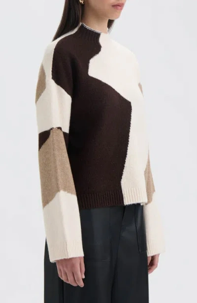 Nvlt Geo Pattern Sweater In Multi