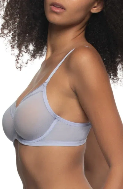 Felina Ethereal Unlined Underwire Bra In Blue