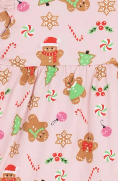 Rare Editions Holiday 4-piece Assorted Long Sleeve Dresses & Headbands Set In Multi