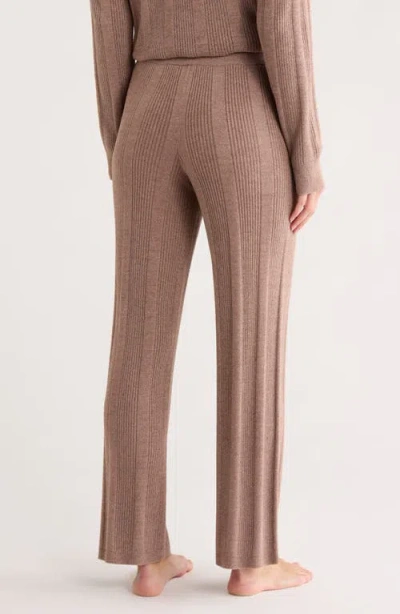 Barefoot Dreams ® Cozychic® Ultra Lite® Metallic Ribbed Pajama Pants In Brown