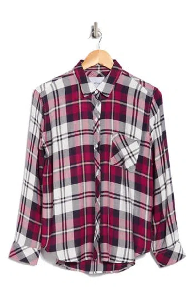 Rails Hunter Plaid Button-up Shirt In Pink