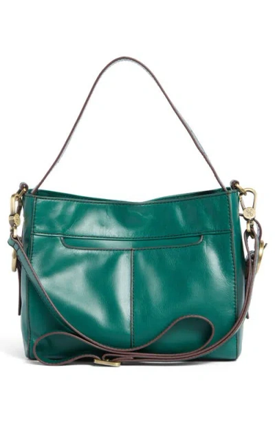 Hobo Small Render Leather Crossbody Bag In Green