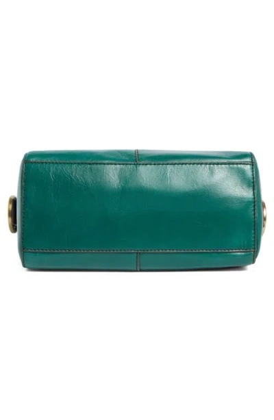Hobo Small Render Leather Crossbody Bag In Green