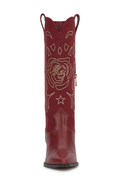 Jessica Simpson Zodra Western Boot In Red